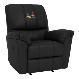 Rocker Recliner with St Louis Cardinals City Connect The Lou Logo