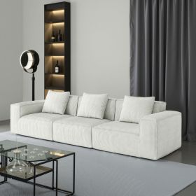118-inch modular sofa can be converted into an oversized sofa bed Free conversion sofa set flexible configuration