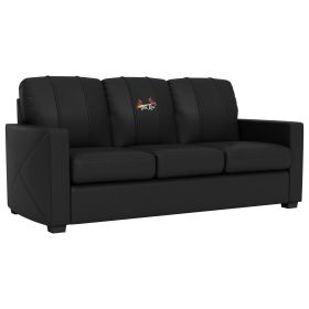 Silver Sofa with St Louis Cardinals City Connect The Lou Logo