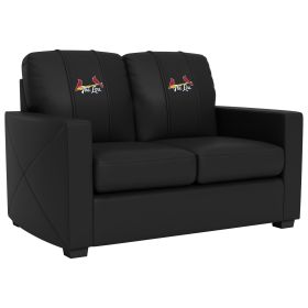 Silver Loveseat with St Louis Cardinals City Connect The Lou Logo