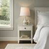 Victoria Bedside Table Antique Cream