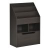 HOMCOM Kids Bookcase, Multi-Shelf Organizer with Mobile Drawer, Brown Storage for Books, Magazines, Toys in Bedroom, Playroom