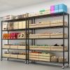 Heavy Duty Storage Shelves 59.06" W Wire Shelving Unit with Wheels 3125LBS NSF Metal Shelves for Storage Adjustable Garage Storage Rack Pantry Shelf C