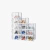 White, Big Size, 12PCS, 36*28*21cm, Shoe Box, Plastic Mesh, Freely Combinable
