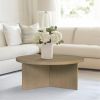 Sadie Round Coffee Table Reclaimed Greige