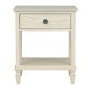 Victoria Bedside Table Antique Cream