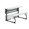 Folding Kid's Picnic Activity Table for Ages 3-8, White