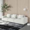 118-inch modular sofa can be converted into an oversized sofa bed Free conversion sofa set flexible configuration