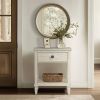 Victoria Bedside Table Antique Cream