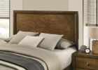 Strong Look Transitional Style 1pc Queen Size Bed Walnut Wooden Panel Bedframe High HB Bedroom Furniture