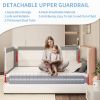 Bed Rail for Toddlers, Detachable Baby Bed Rail Guard, Suitable for Queen, Full, Bed Rails for Toddlers and Baby(Grey, 78.7", 2 Side)