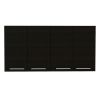 Sitka Wall Cabinet, Two Spacious Divisions, Four Doors