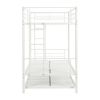METAL Bunk Bed with trundle WHITE