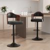 Swivel Bar Stools Set of 2 Seat Adjustable Height 25.2-33.8IN