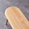 Natural Oak Wood for Dining Bench Table Bench for Living Room