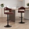 This bar stool set consists of 2 pieces. You can freely place the stools in any setting, such as bars, kitchen islands, restaurants, counters