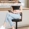 Swivel Bar Stools Set of 2 Seat Adjustable Height 25.2-33.8IN
