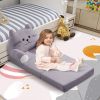 Children's single sofa chair, plush toddler armchair, washable set, cute animal-shaped seat, suitable for any room, reading room, living room