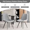 A set of 2 dining bar chairs without armrests is suitable for home, kitchen, dining room, bar and coffee shop