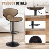 The stools in the bar are made of PU leather. It's suitable to enjoy breakfast at the kitchen counter, have coffee in the cafe and relax in the pub