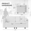 The multi-person modular combination sofa has storage space under each seat, making it convenient for you to organize your personal items neatly.