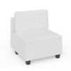 The multi-person modular combination sofa has storage space under each seat, making it convenient for you to organize your personal items neatly.