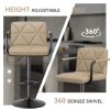 The back of the bar counter chair is equipped with a height-adjustable pull rod, which can be adapted to bars or islands of different heights