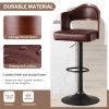 This bar stool set consists of 2 pieces. You can freely place the stools in any setting, such as bars, kitchen islands, restaurants, counters